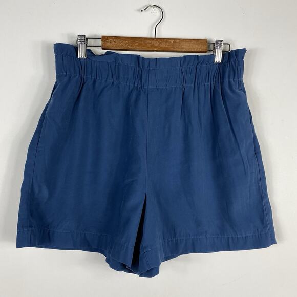 Ann Taylor Size Large Pull On Shorts Blue - Picture 1 of 4